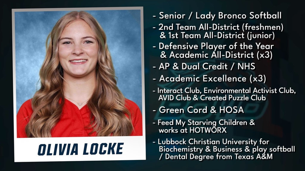 Picture of Olivia Locke from McKinney Boyd High School