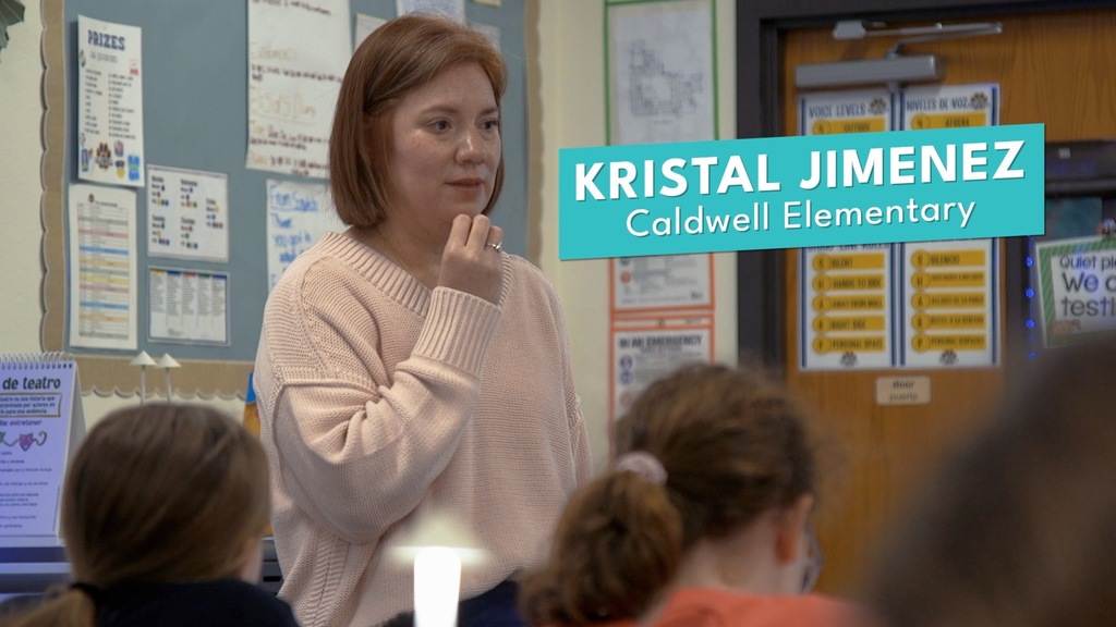 Picture of Kristal Jimenez, the 2026 Teacher of the Year for Caldwell Elementary