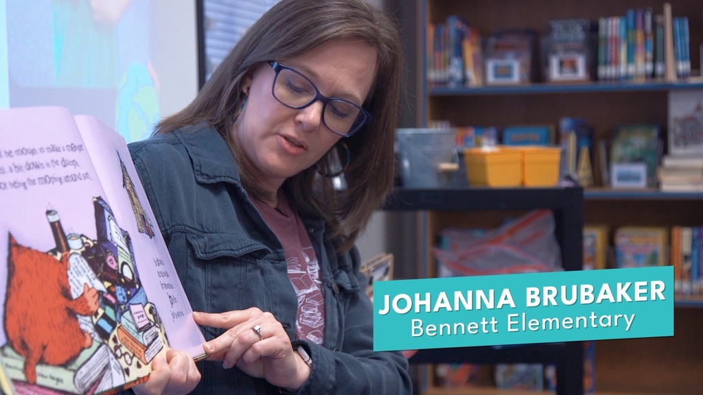 Picture of Johanna Brubaker, the 2026 Teacher of the Year for Bennett Elementary