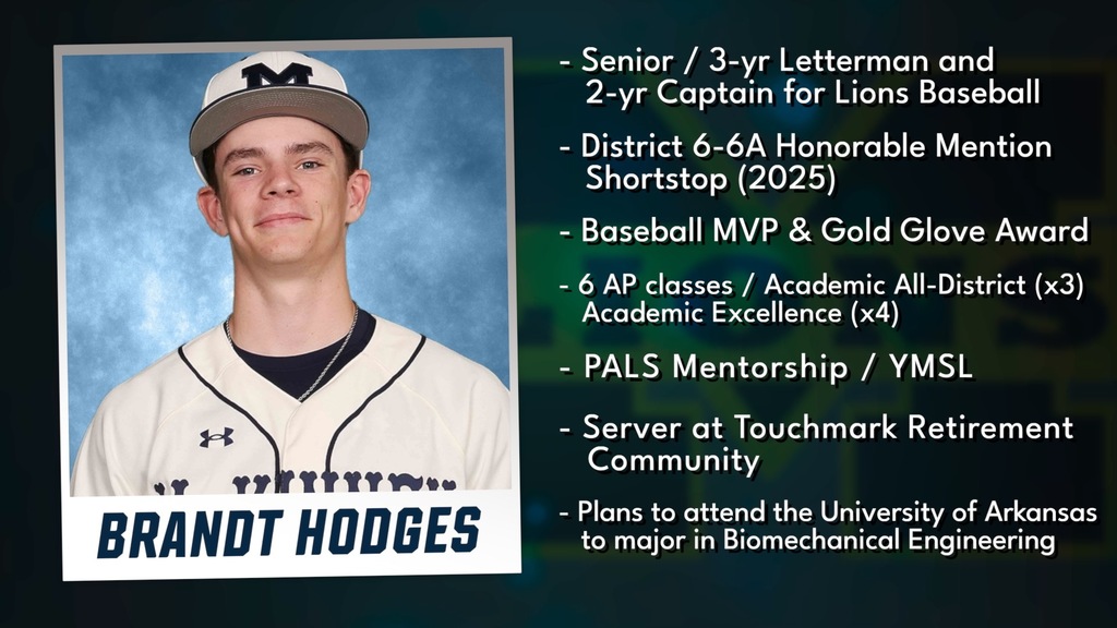Picture of Brandt Hodges from McKinney High School