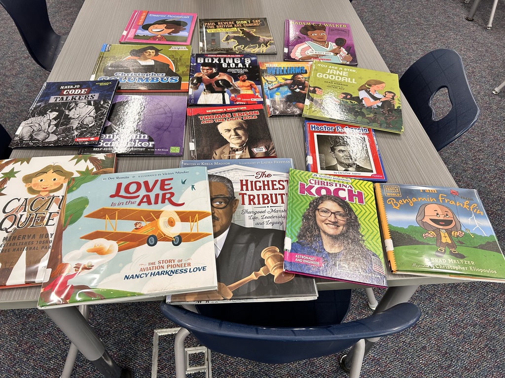 New biographies purchased with MEF grant funds