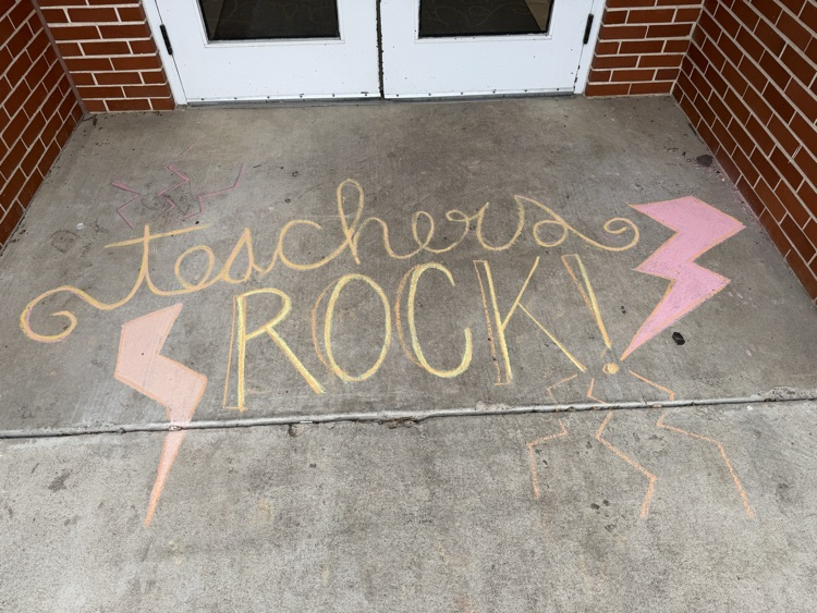 Sidewalk, chalk art
