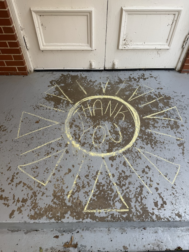 Sidewalk, chalk art