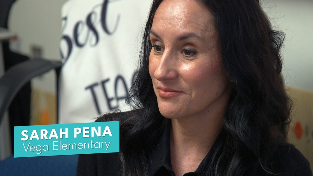 Sarah Pena, the 2026 Teacher of the Year for Vega Elementary. 
