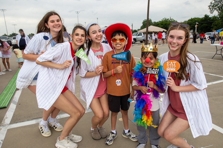 students from mckinney boyd high school pose for a photo 