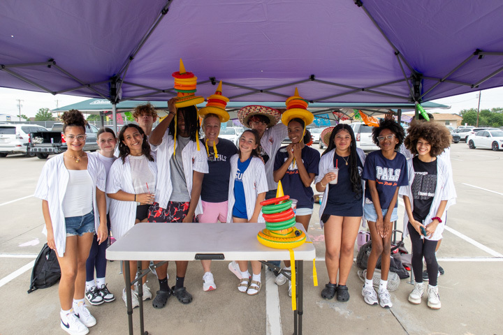 mckinney north pals pose for a photo 