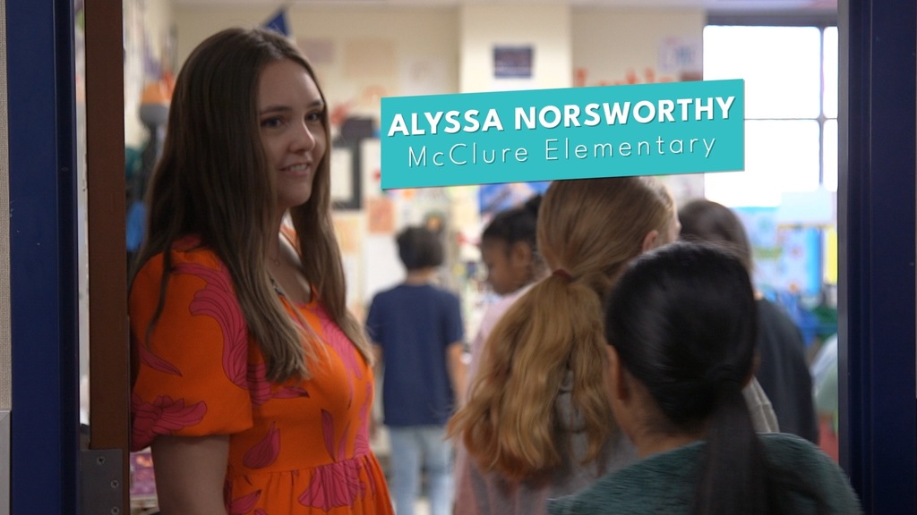 Picture of Alyssa Norsworthy, the 2026 Teacher of the Year for McClure Elementary