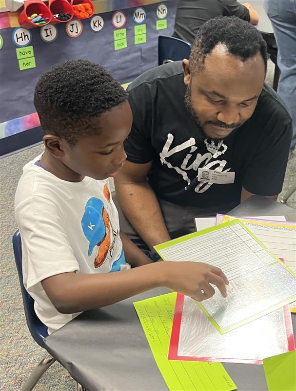 First grade reading cafe