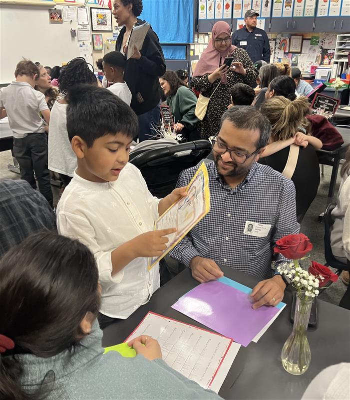 First grade reading cafe