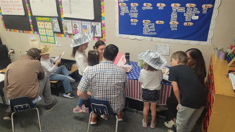 First Grade reading cafe