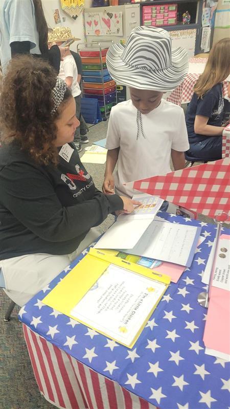 First Grade reading cafe