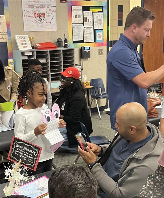 First Grade reading cafe