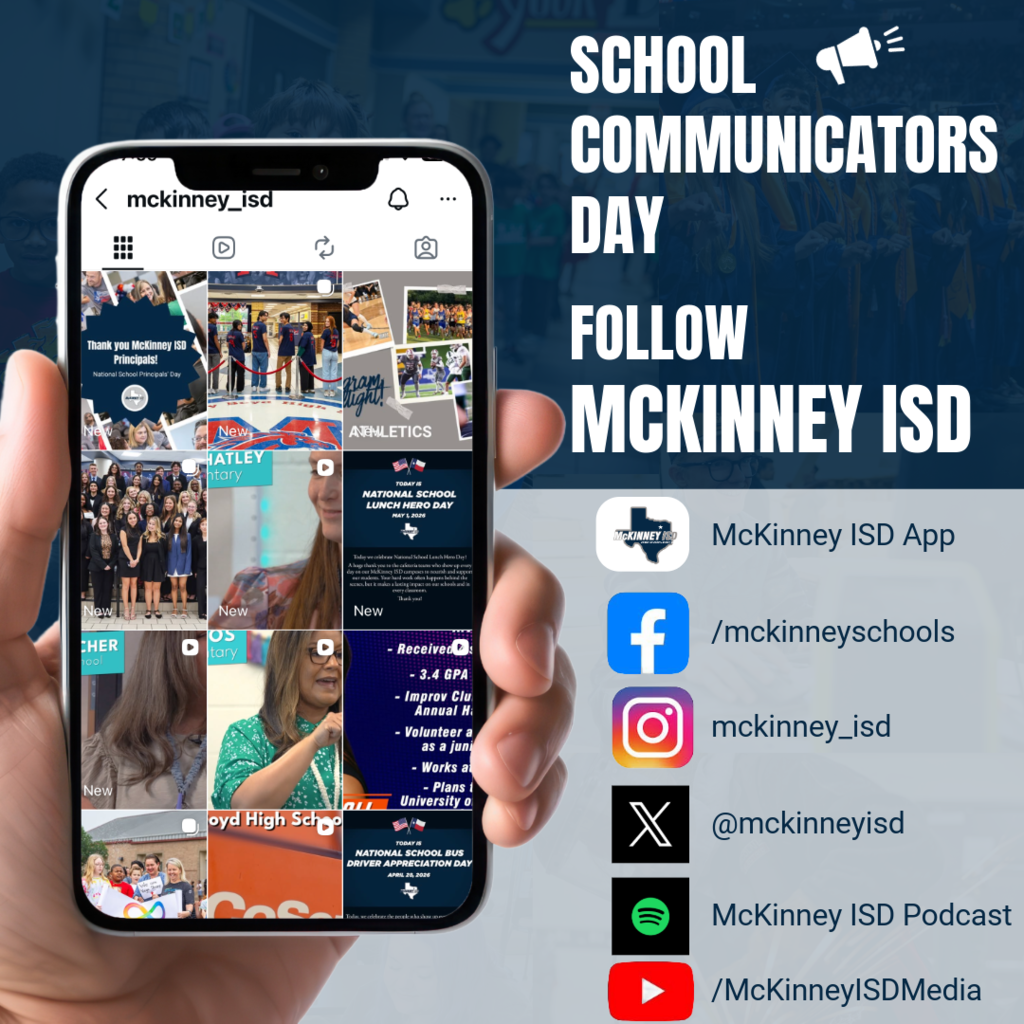 school communicators day follow mckinney isd 