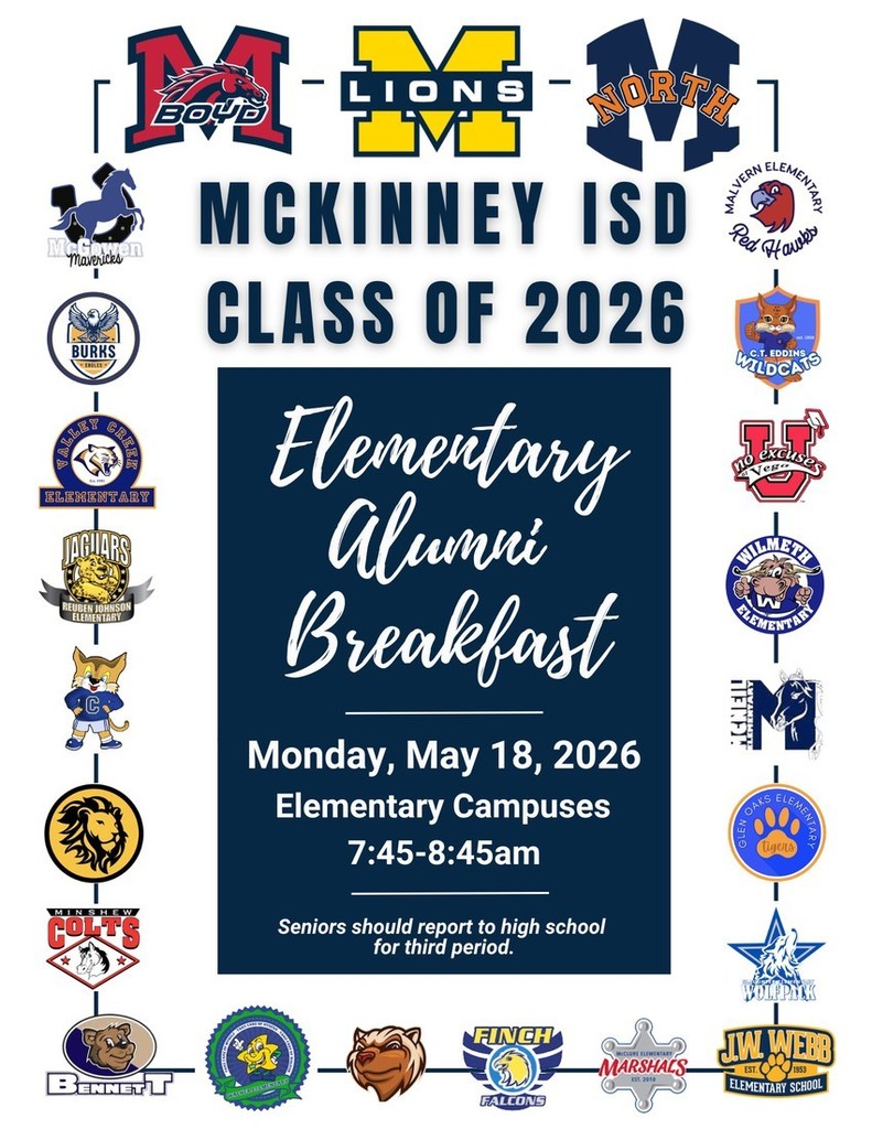 senior breakfast, may 18, 7:45-8:45am