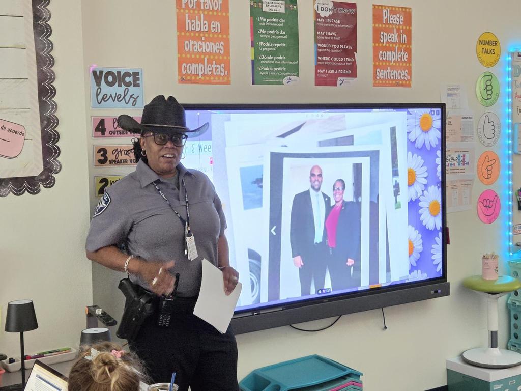 Classroom presentation of Law Enforcement