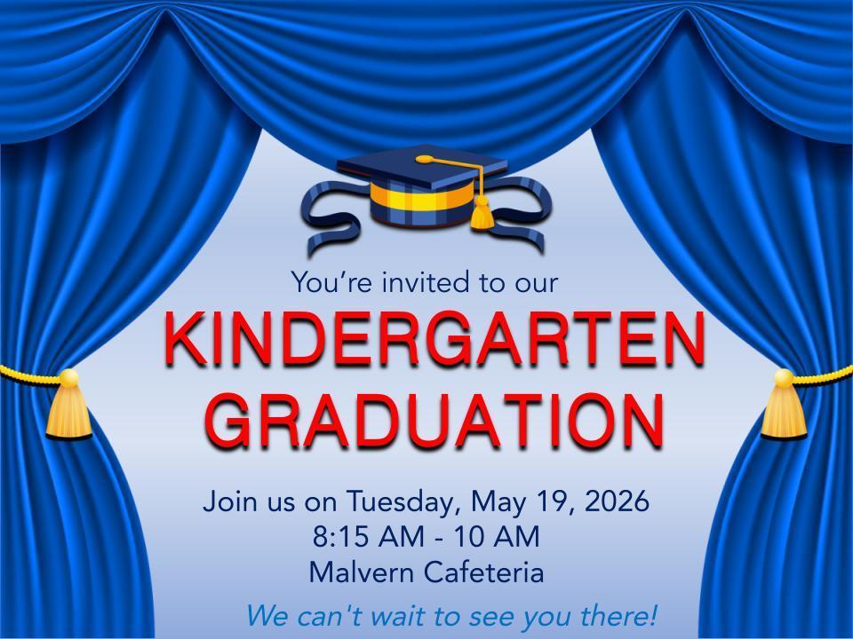 Graphic for Kindergarten Graduation