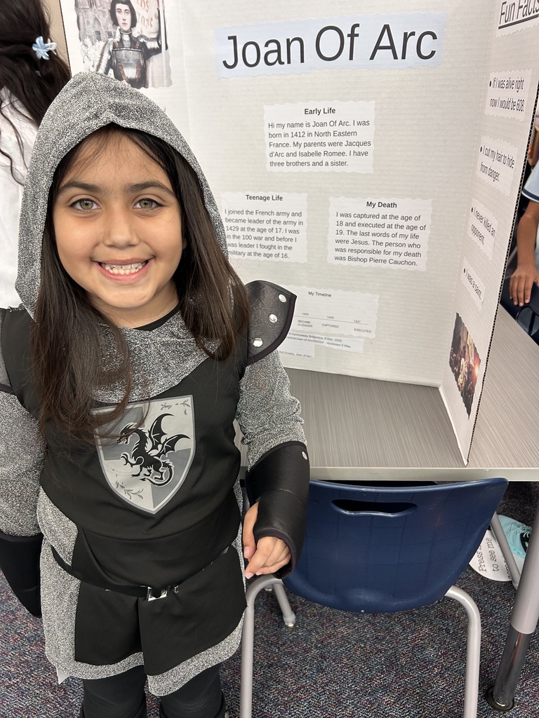 3rd Grade Living History Museum projects