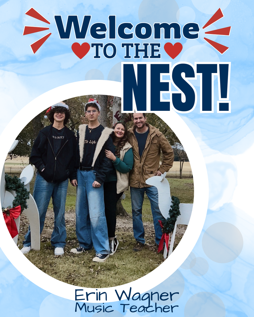 Welcome to the nest! Erin Wagner, Music Teacher