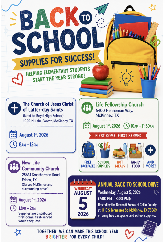 Back to school flyer