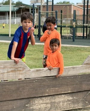 Popsicles on the playground invitation.