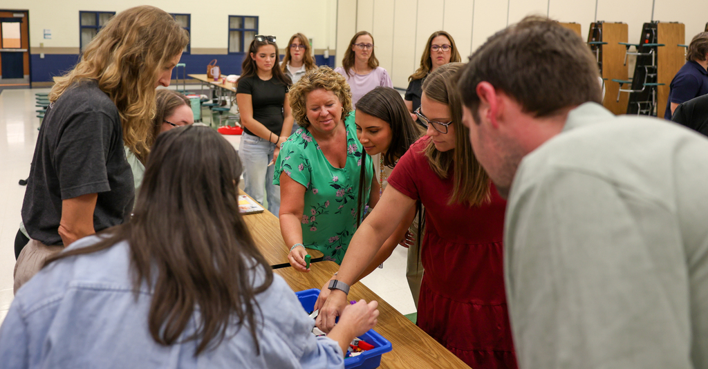 teachers attend new hire training at mcclure elementary