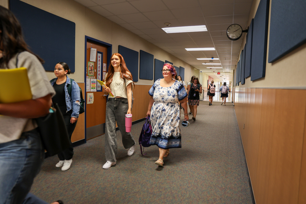 teachers attend new hire training at mcclure elementary