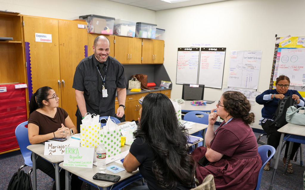 teachers attend new hire training at caldwell dual language academy