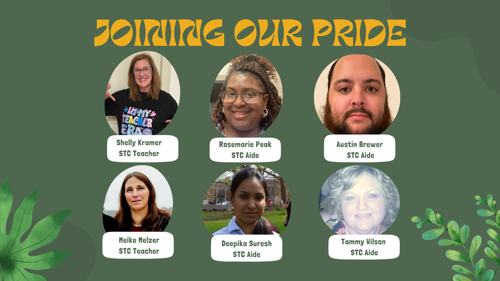 New staff members joining the Press Pride this year.