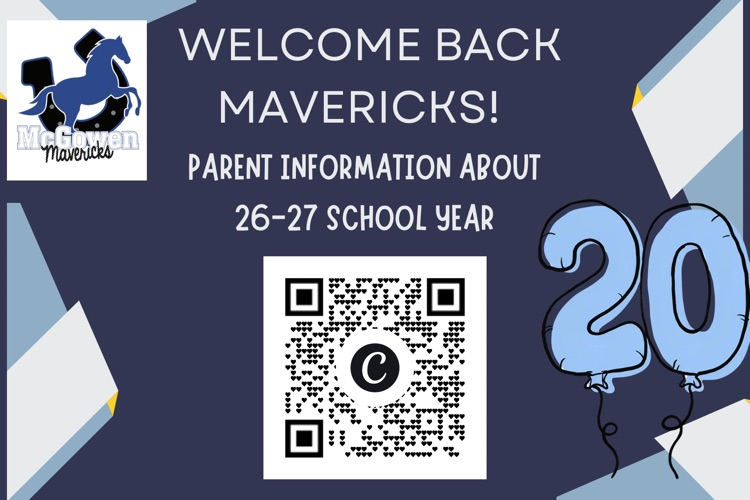 QR code for Information for parents about the 26-27 school year