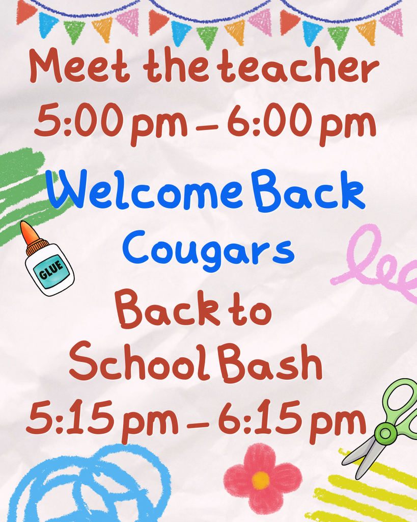Meet the Teacher 5:00- 6:00 pm
