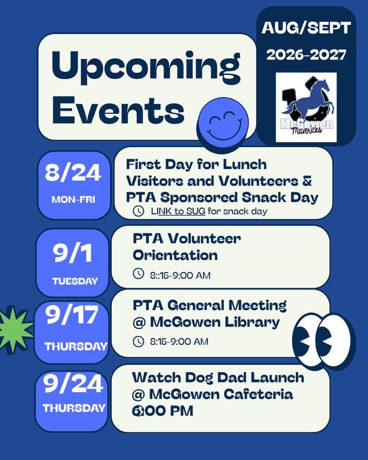 upcoming events