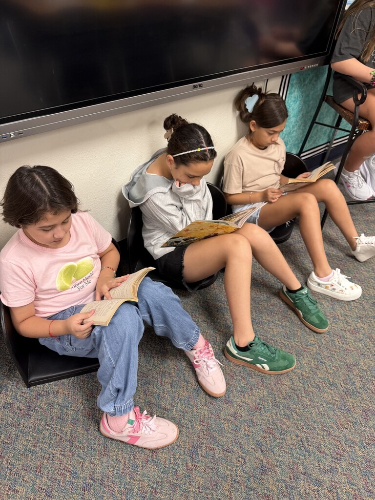 Students reading