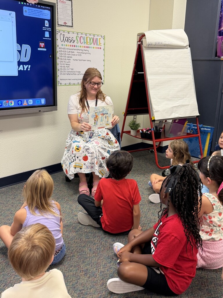 Mrs. Wilkerson reads to her class