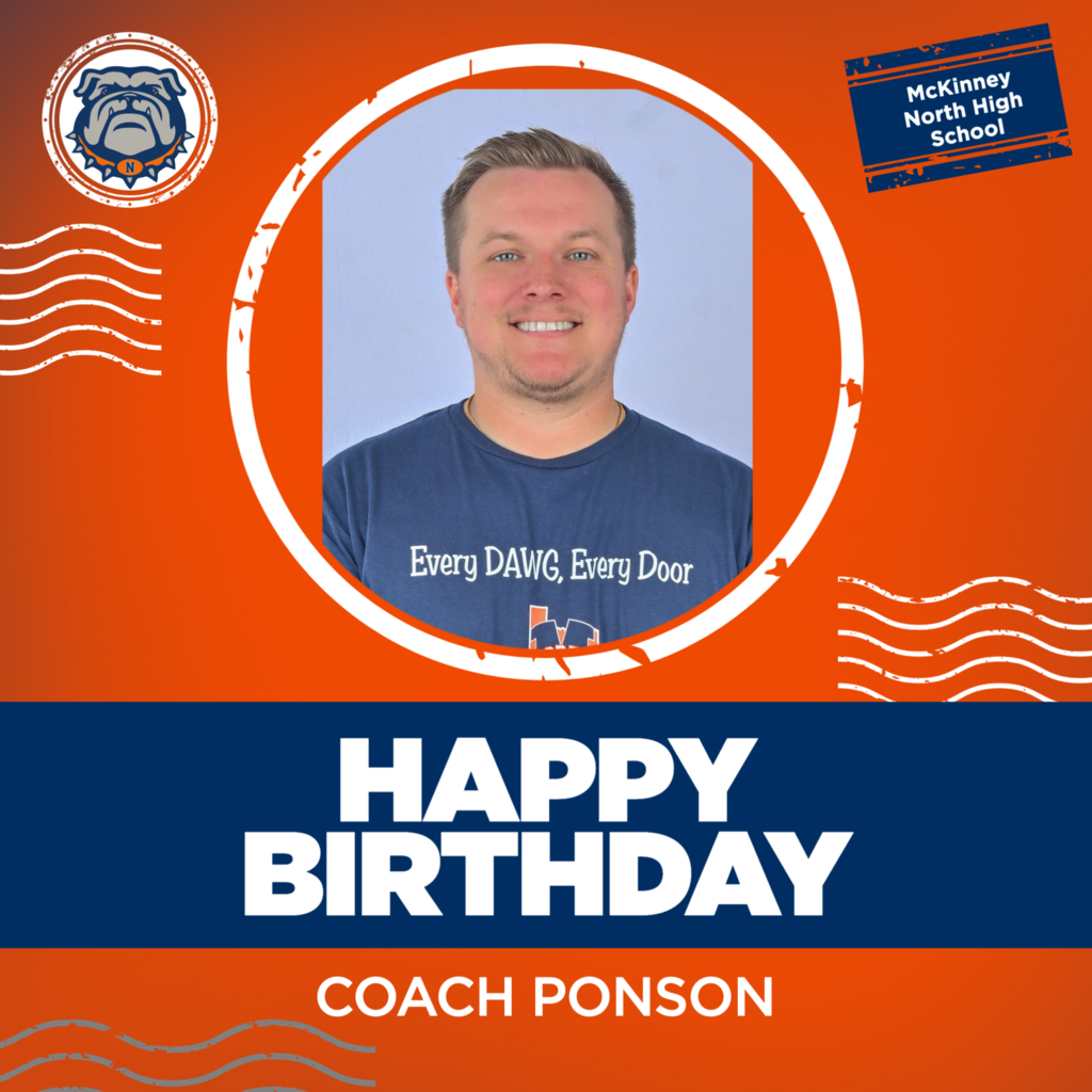 HAPPY BIRTHDAY COACH PONSON