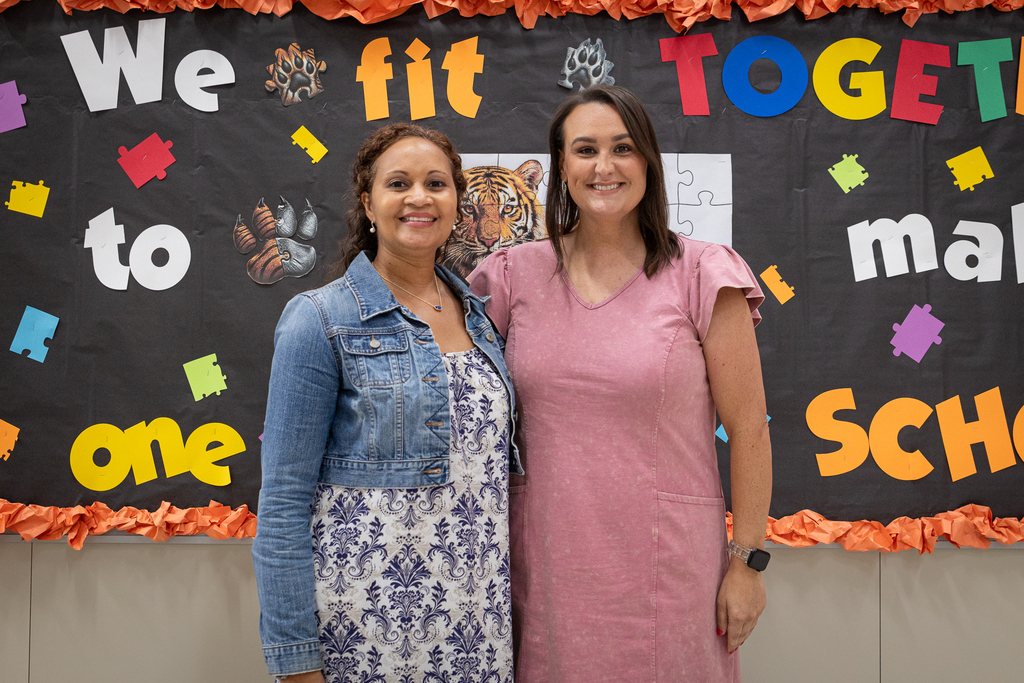 Principal Kristi Andrews and Assistant Principal Christi Jordan