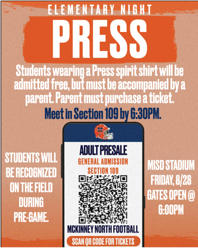 Press Night at the MISD Stadium Friday, August 28th