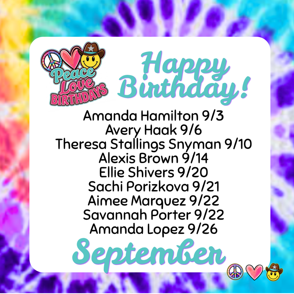 McClure Staff Birthdays
