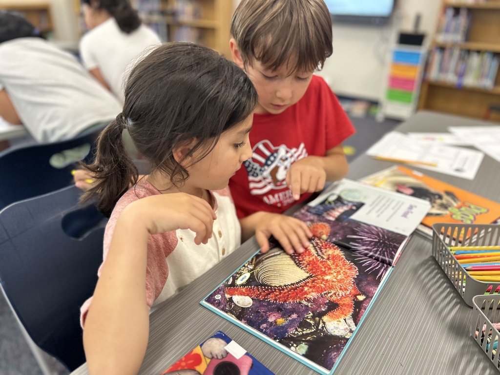 Students reading "just right" books.