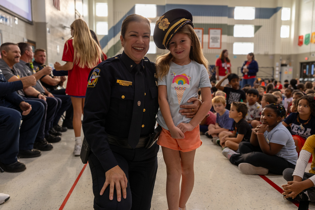 vega elementary first responders ceremony