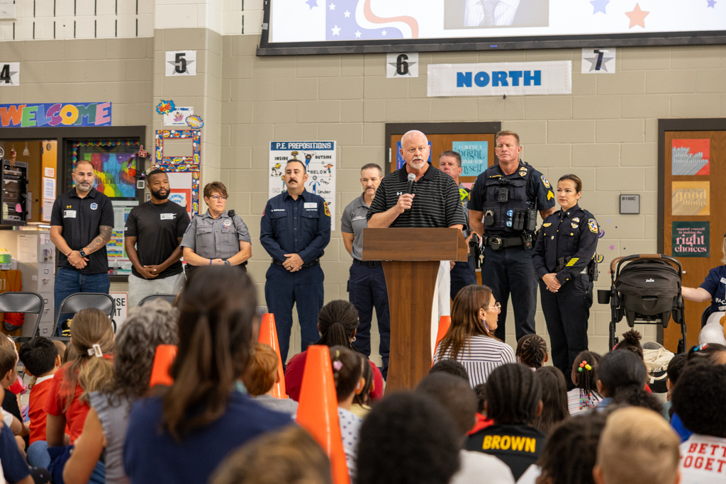 vega elementary first responders ceremony