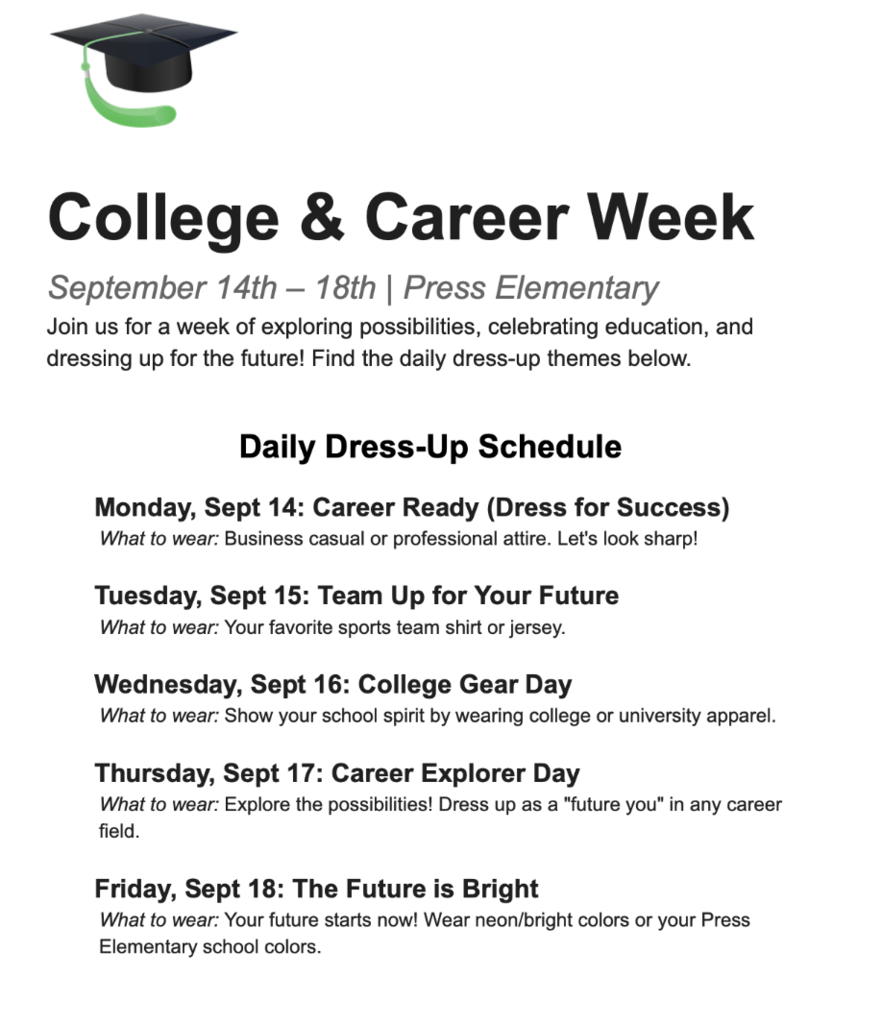 Press College and Career Week