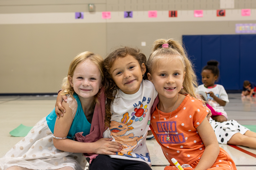 students complete a project for dot day at glen oaks