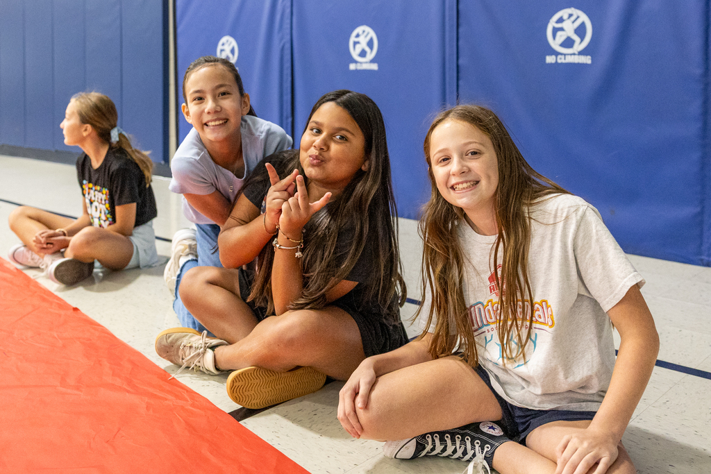 students complete a project for dot day at glen oaks
