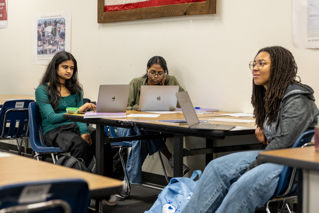 students at mckinney north learn about voting
