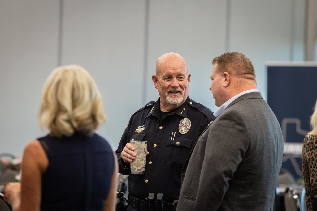 police chief talking to womack