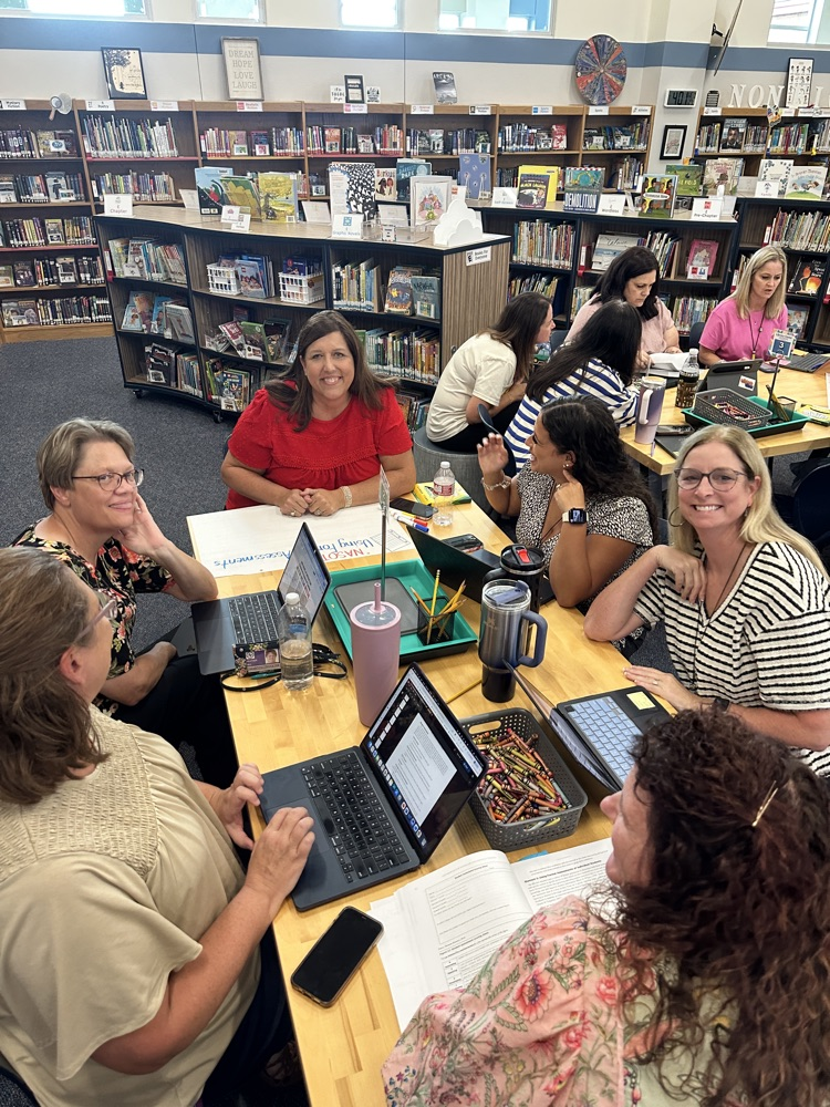 2nd grade team collaborating