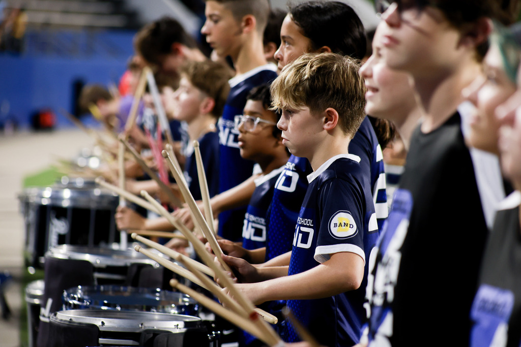 students perform at mckinney isd band night 
