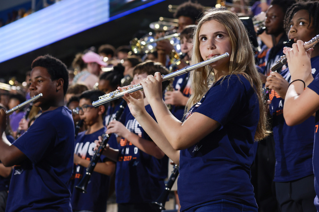students perform at mckinney isd band night 