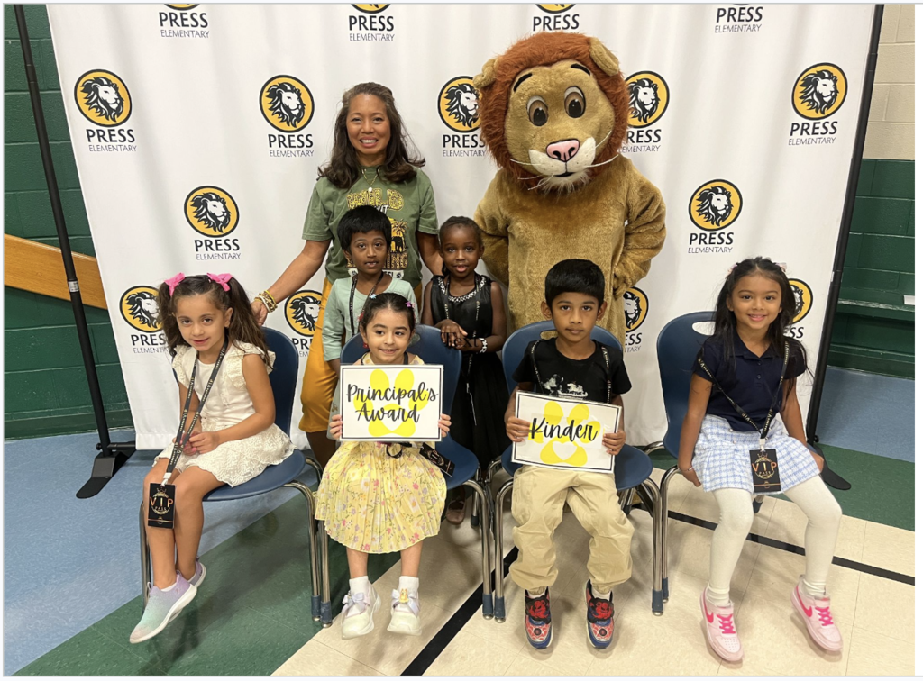 August Principal's Award – Kindergarten