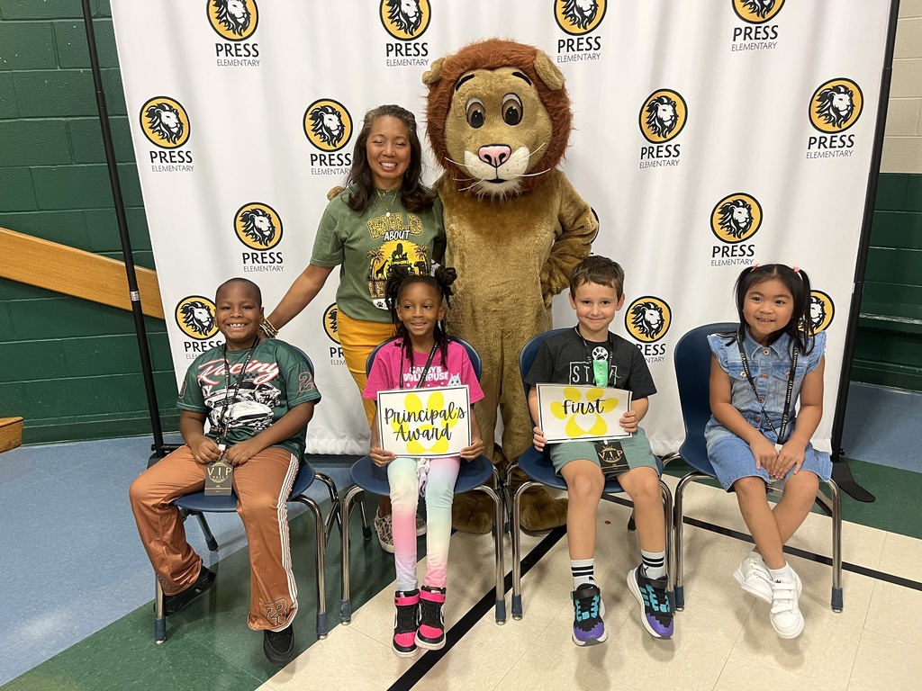 August Principal's Award – First Grade